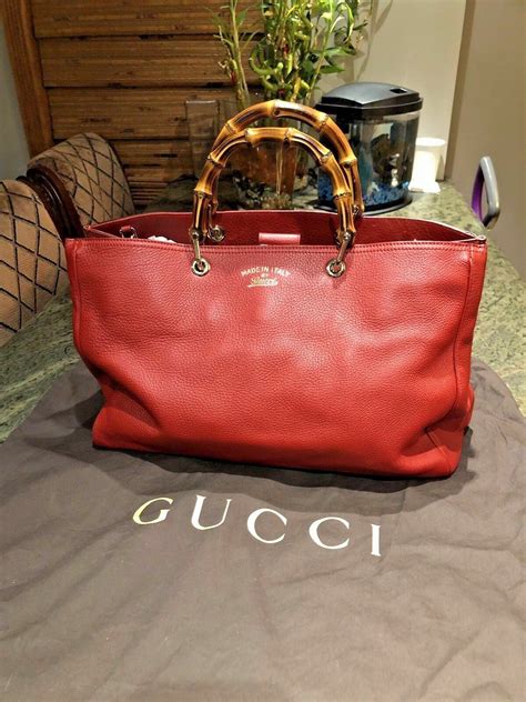 shopper gucci bamboo|authentic Gucci bamboo.